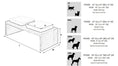 Load image into Gallery viewer, Fresco Double Wood Dog Bowl Feeder

