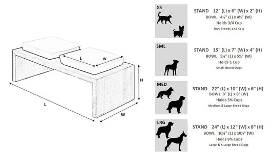 Replacement Ceramic Dog Bowl