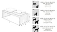 Load image into Gallery viewer, Bowsers Moderno Double Wood Dog Bowl Feeder - Elevated Designer Pet Dining
