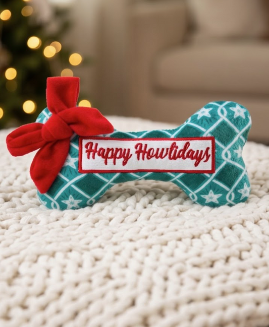 Holly Cup, Green Stars Bone, & Haute Chocolate | Christmas Dog Toys