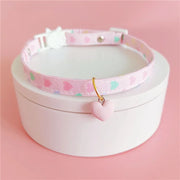 Pastel Heart Pet Collars 