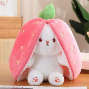 Carrot and Strawberry Bunny Plushies 