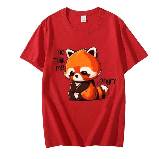 "No Talk Me I Angry" Red Panda T-Shirt 