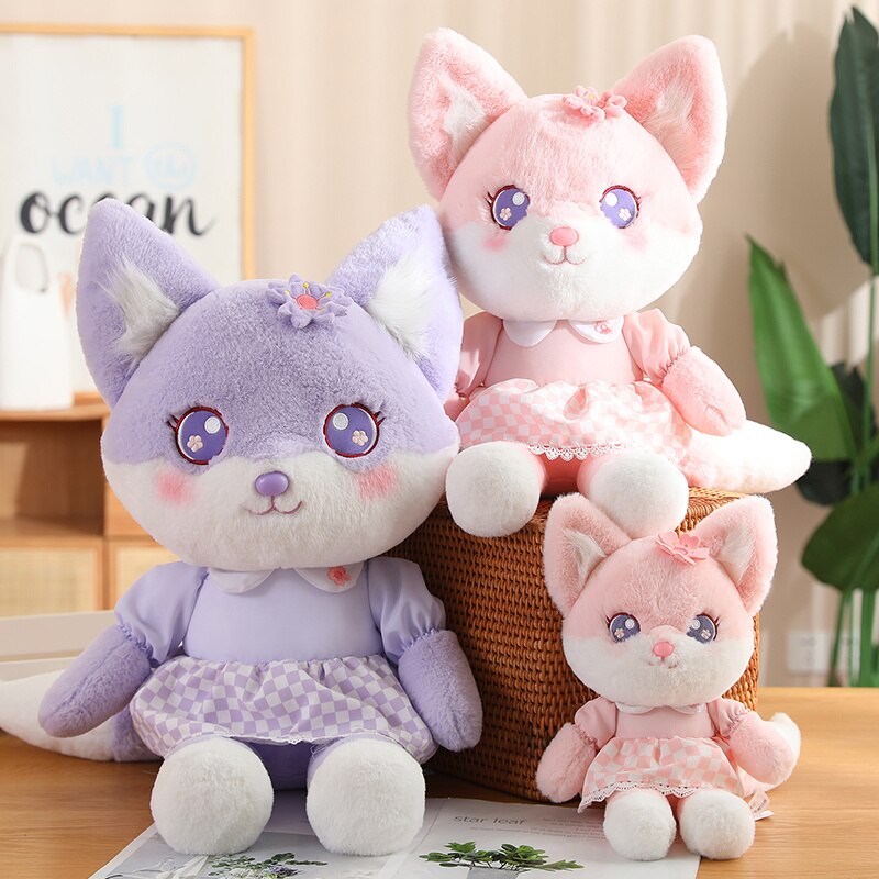 Cherry Blossom Fox Plushie 