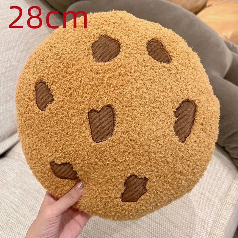 Chocolate Chip Cookie Plushie Pillow 