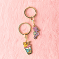 Load image into Gallery viewer, Summer Drink & Seahorse Pet Charm Set
