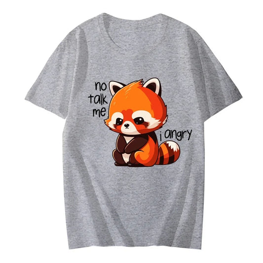 "No Talk Me I Angry" Red Panda T-Shirt 