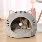 Cute Cat Shaped Cat Bed 