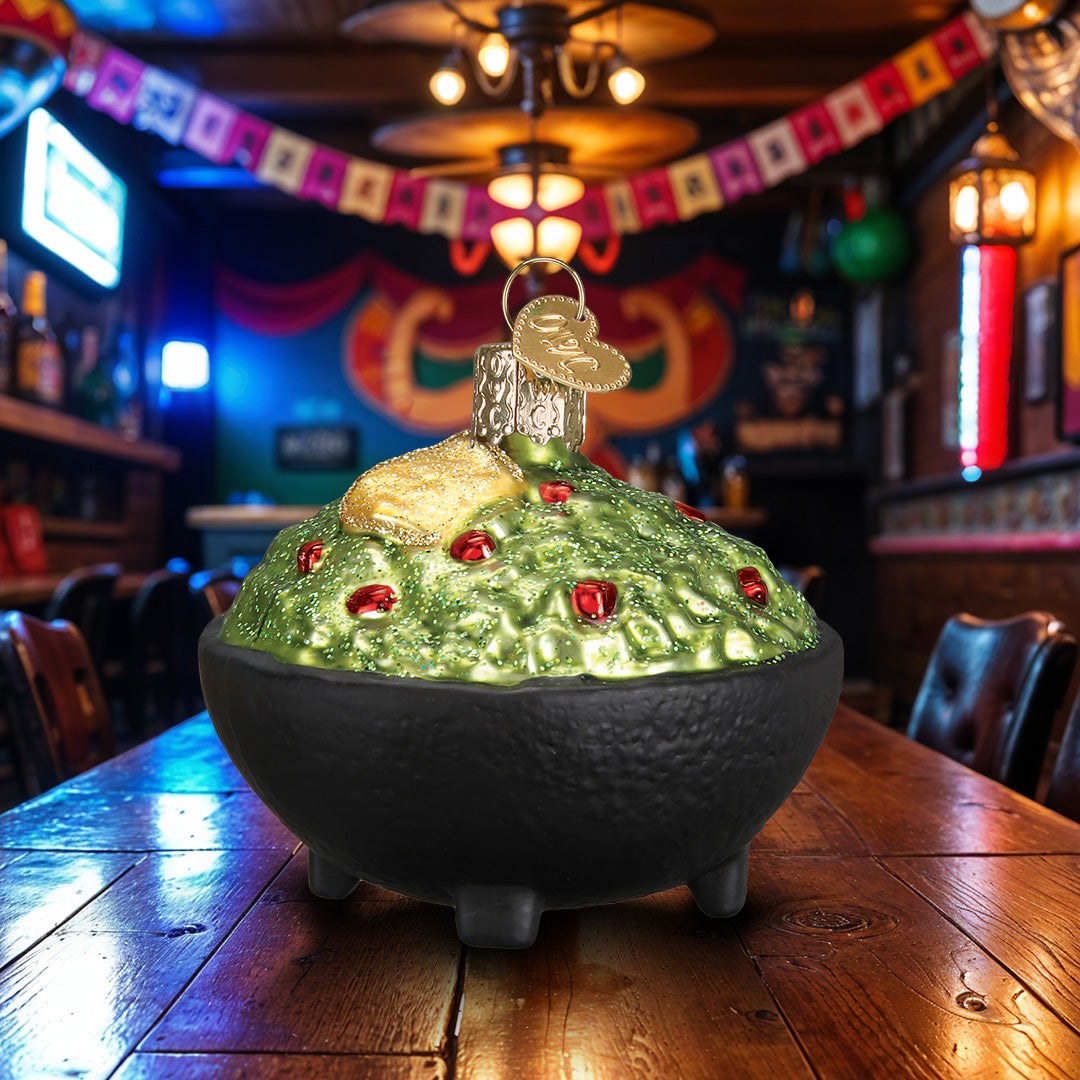 Guacamole Ornament - Southlake Paws