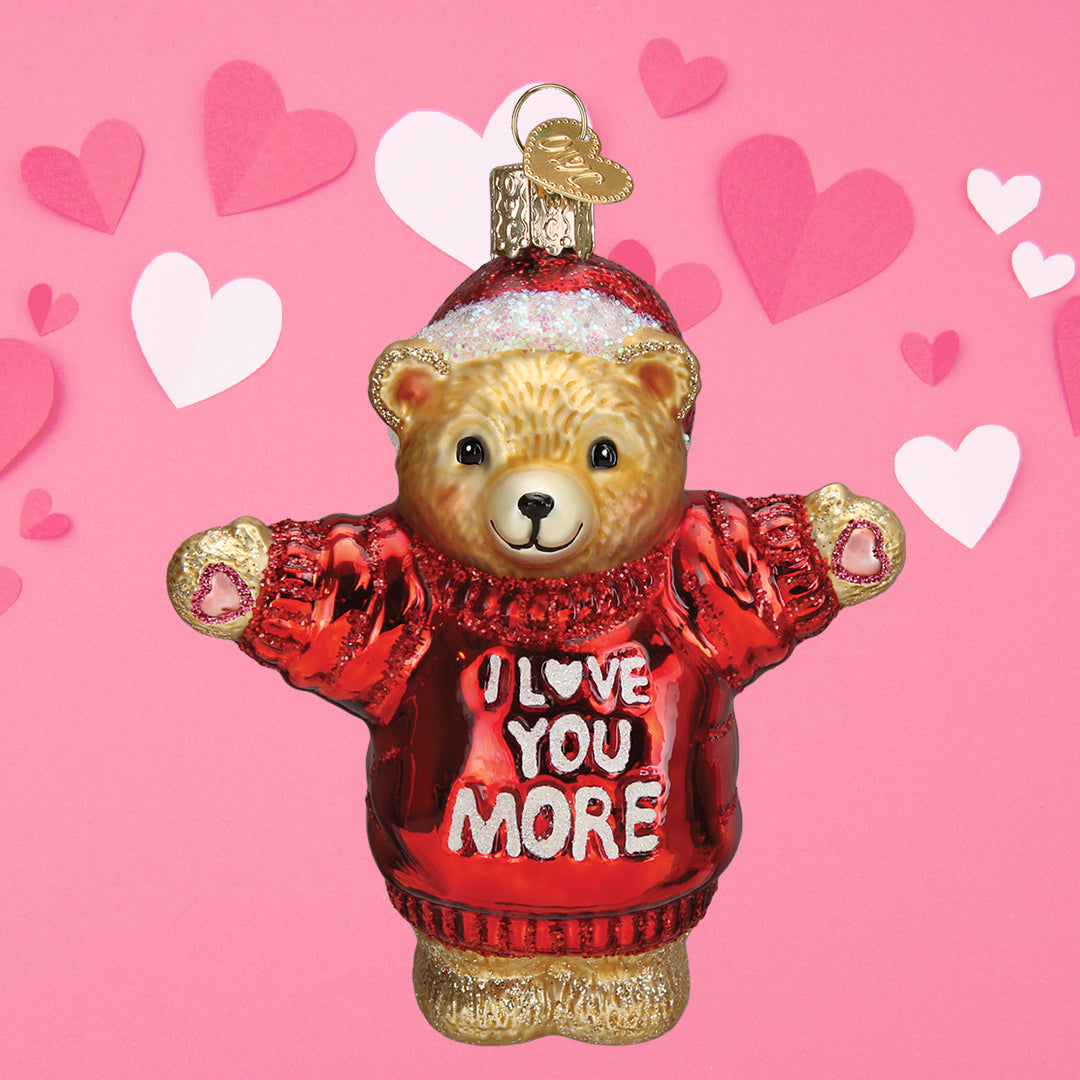 I Love You More Bear Ornament - Southlake Paws