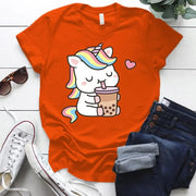 Boba Tea Unicorn T-Shirt 