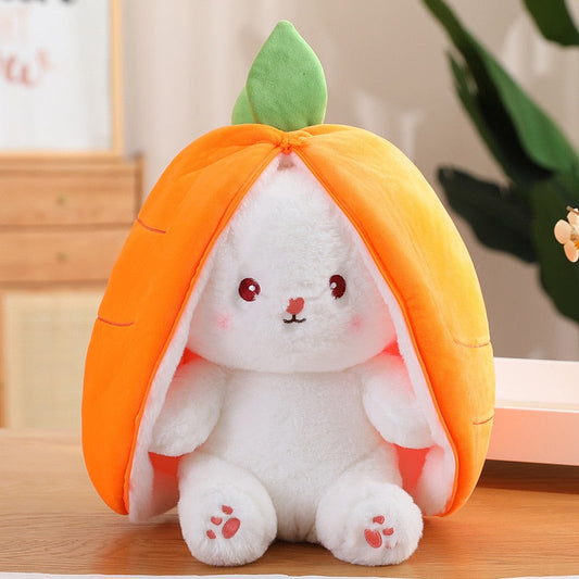 Carrot and Strawberry Bunny Plushies 