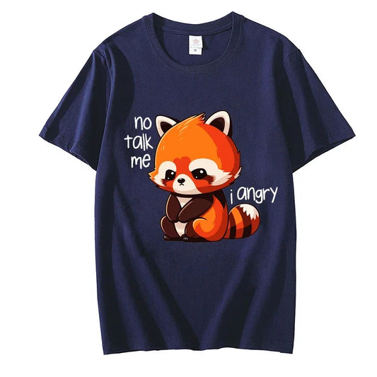 "No Talk Me I Angry" Red Panda T-Shirt 