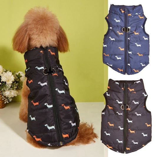 Waterproof Puffer Dog Vest