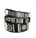 Load image into Gallery viewer, TKC Shades of Grey Beaded Dog Collar
