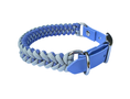 Load image into Gallery viewer, Fishtail Hand Braided Dog Collar in Lavender & Smoke - Southlake Paws
