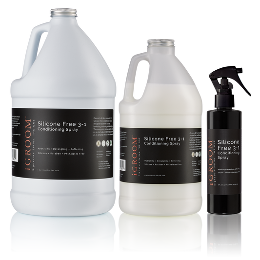 Dog Silicone Free 3-1 Conditioning/Detangling Spray Gallon by iGroom
