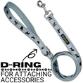 Load image into Gallery viewer, EcoBark Gray Dog Leash- Padded Comfort Grip Leash - 4ft, 5ft, and 6ft Leash for Small and Medium Dogs
