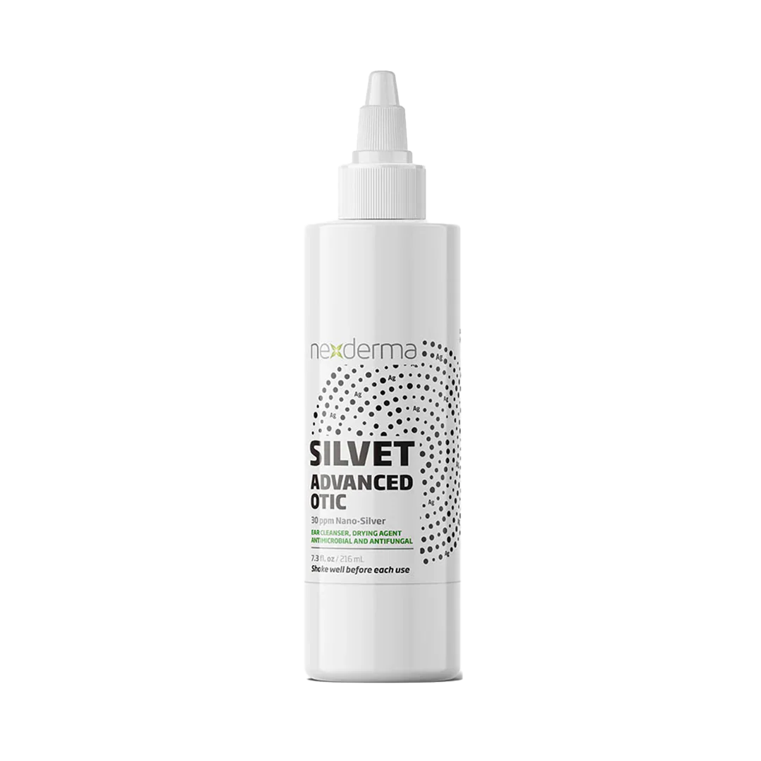 Silvet Advanced Otic Ear Cleaner 7oz by Nexderma professional dog grooming tool Southlake Paws