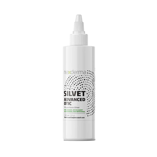 Silvet Advanced Otic Ear Cleaner 7oz by Nexderma professional dog grooming tool Southlake Paws