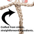 Load image into Gallery viewer, Bitsy Bunny Natural Rope Knottie® Dog Toy, Large (9mm rope diameter) - image 5
