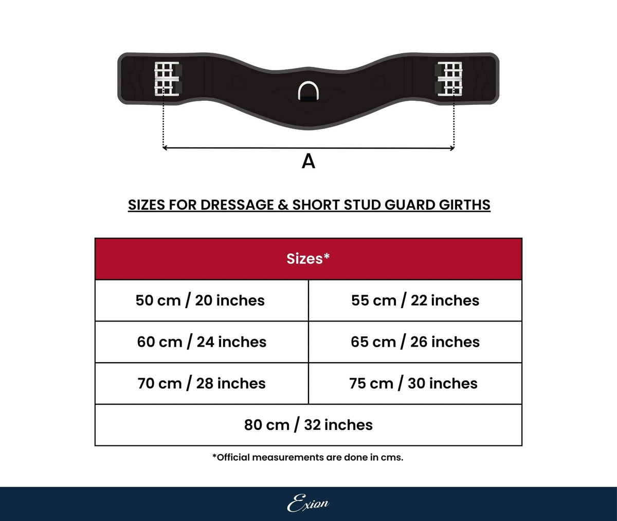 ExionPro Anatomical Dressage Girth
