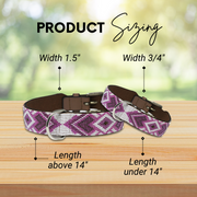 Paris Sambboho dog collar (with center D-ring)