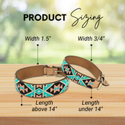 Santorini Sambboho dog collar (made to order)