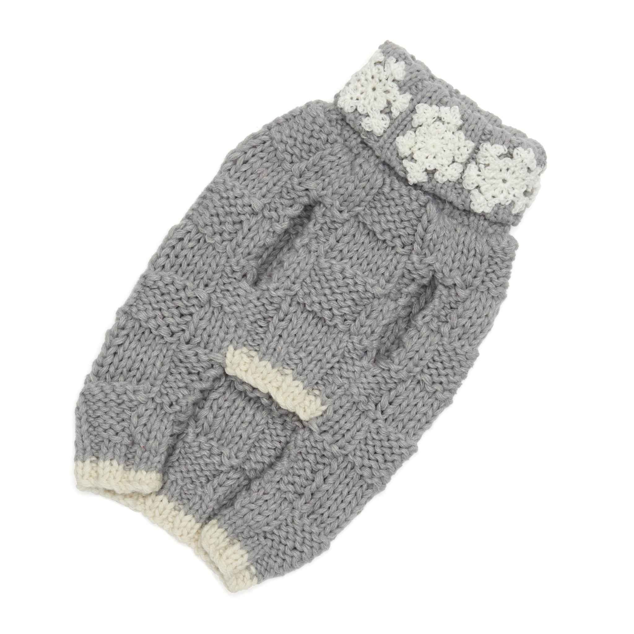 Up Country Snowflake Basketweave Sweater Pet Accessory