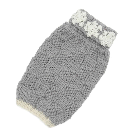 Up Country Snowflake Basketweave Sweater Pet Accessory