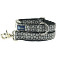 Load image into Gallery viewer, Soho Loft Black & Gray Velvet Essential Dog Collar

