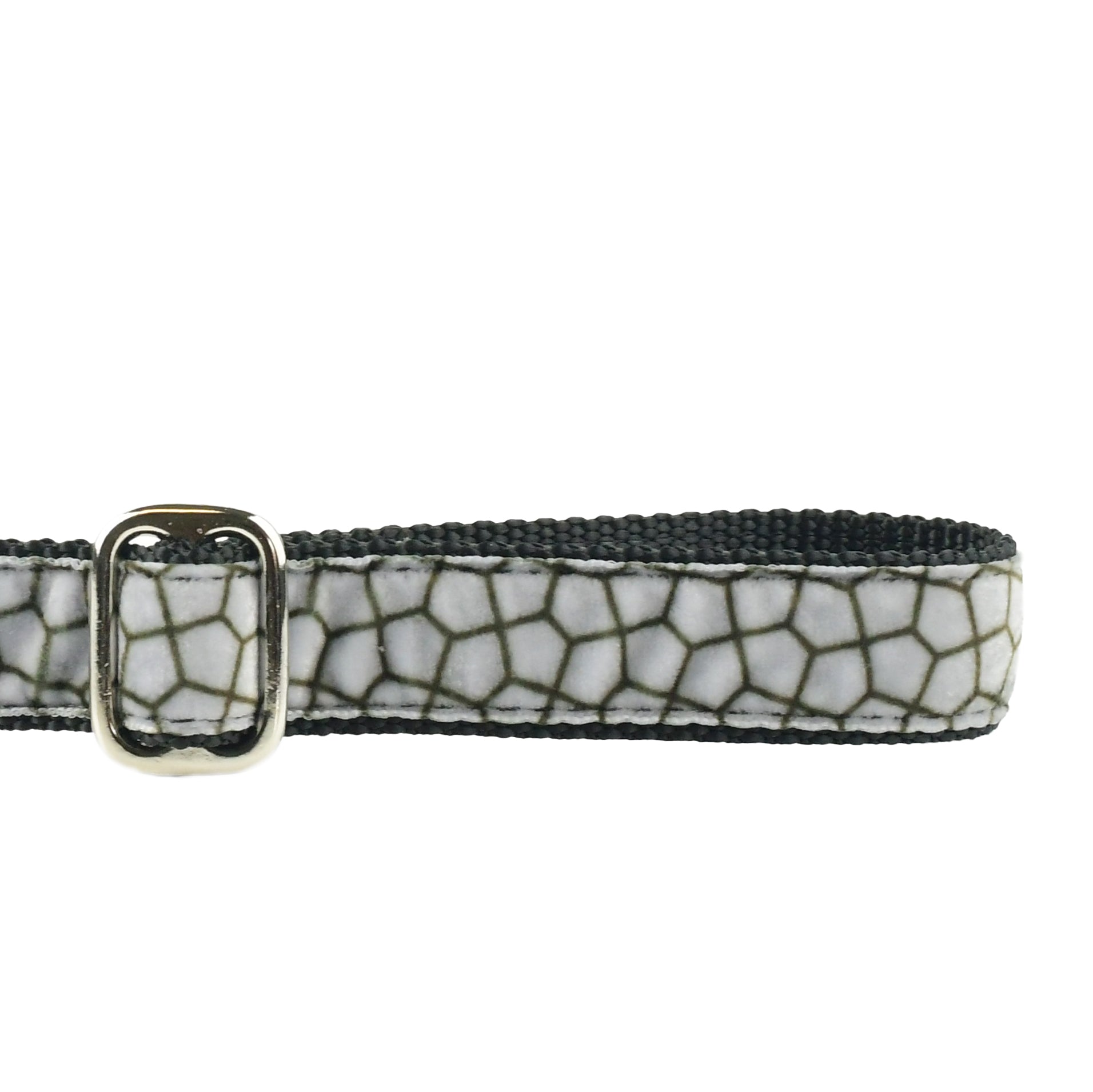 Soho Loft Black & Gray Velvet Essential Dog Leash