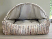 Winter White-Faux Fur Canopy Bed