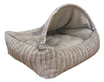 Cloud-Faux Fur Canopy Bed