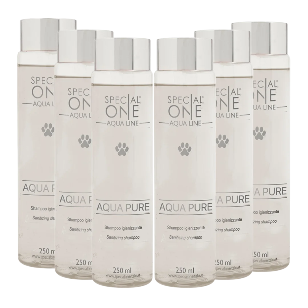 Aqua Pure Shampoo Box of 6 250 ml by Special One professional dog grooming tool Southlake Paws