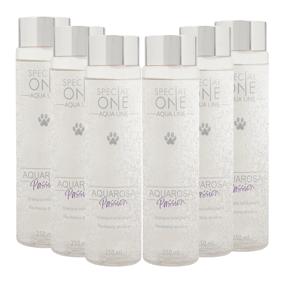 Pet Aquarosa Passion Shampoo Box of 6 250 ml by Special One