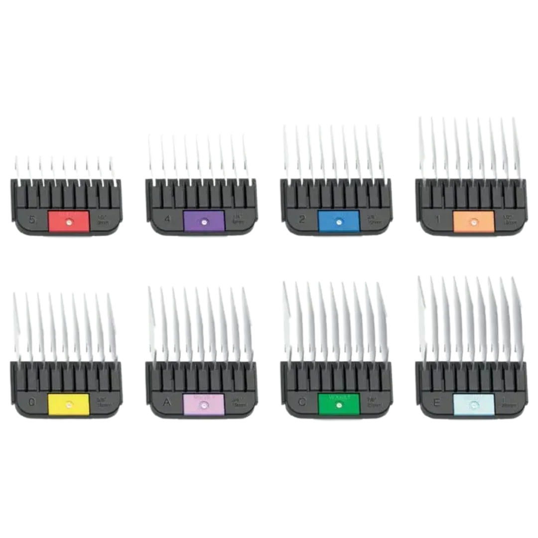 Snap-on Detachable Stainless Steel Attachment Combs by Wahl