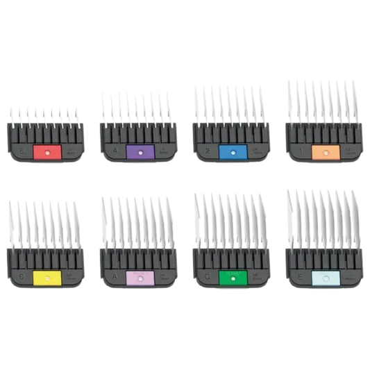 Snap-on Detachable Stainless Steel Attachment Combs by Wahl