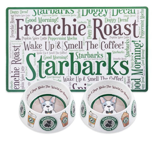 Starbarks Bowls & Mat