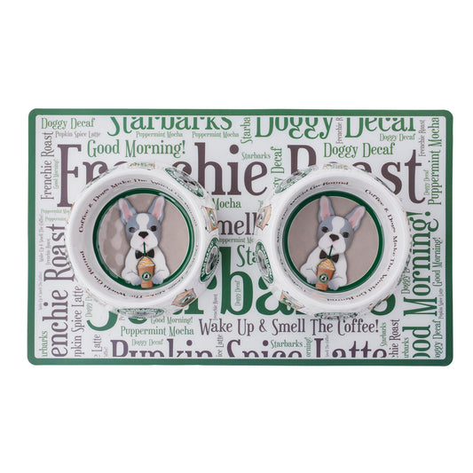 Starbarks Bowls & Mat