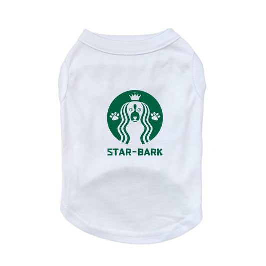 Star-Bark Coffee Dog T-Shirt 