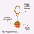 Load image into Gallery viewer, Strawberry Pet Charm
