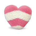 Load image into Gallery viewer, Stripy Heart Crochet Toy
