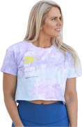 Load image into Gallery viewer, Fitness Goal Pet More Dogs Tie Dye Crop Tee | Gift for Dog Lovers
