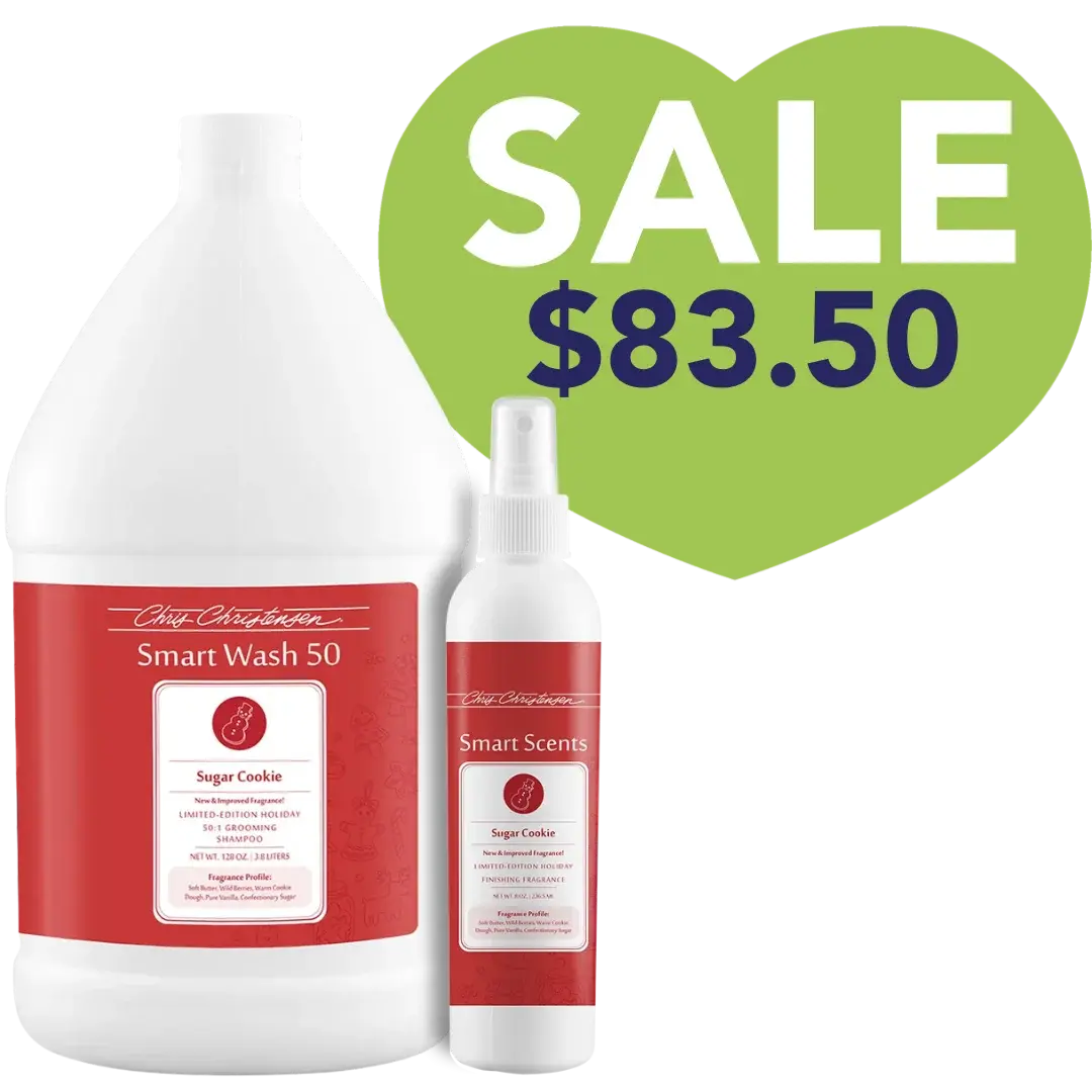 Pet Sugar Cookie Shampoo Gallon and 8oz Cologne by Chris Christensen