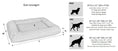 Load image into Gallery viewer, Bowsers Sun Lounger Orthopedic Outdoor Dog Bed in Veranda Stripe
