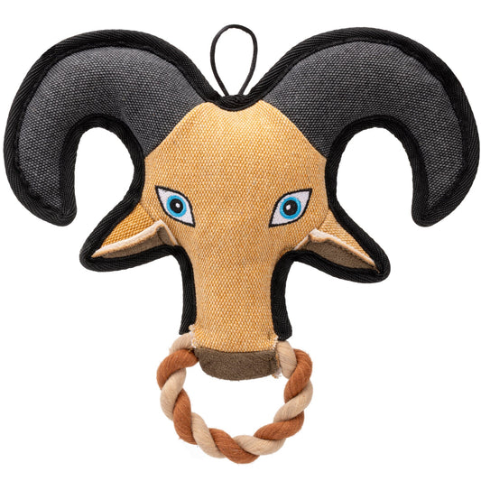 10" Nature Goat Animal Squeaky Toy - Southlake Paws