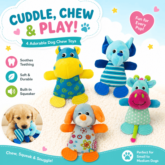 10" Doggy Soft Dog Toy