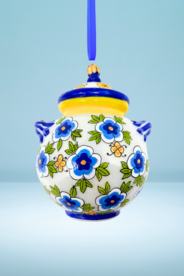 Tarantino Cookie Jar Polish Glass Ornament