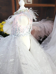 Dog Sequin Princess Queen Gown 